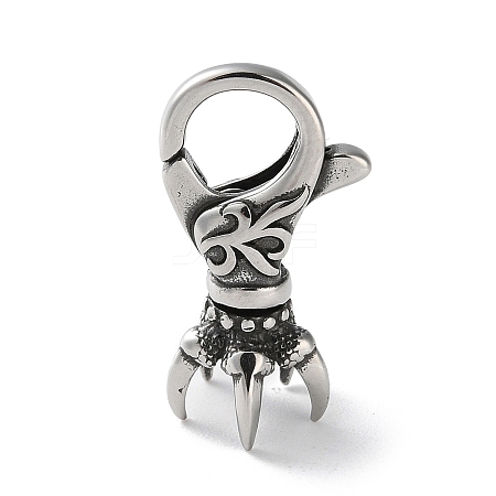 316 Stainless Lobster Claw Clasps STAS-D303-07AS-1