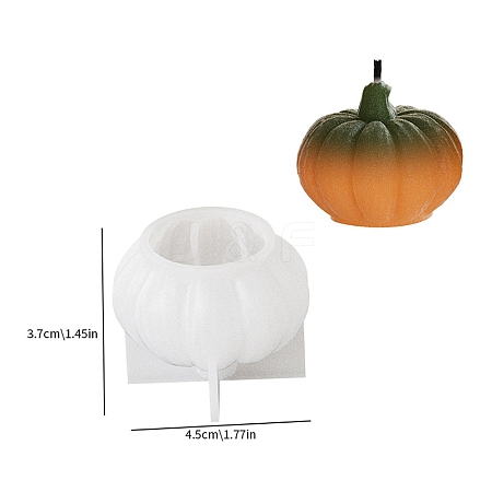 Halloween Pumpkin DIY Silicone Candle Molds LS-SIL-F011-04A-1