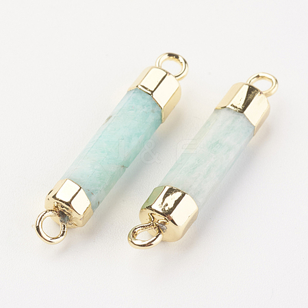 Natural Gemstone Links connectors X-G-F527-11B-1