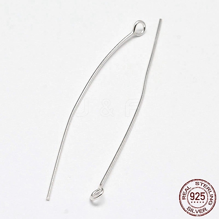 925 Sterling Silver Eye Pin STER-F018-02K-1