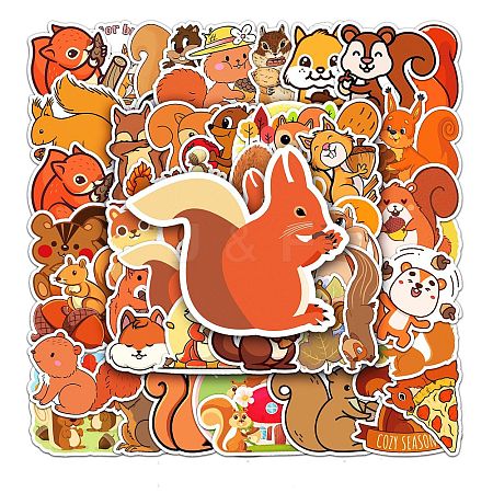 Autumn Theme PVC Adhesive Stickers STIC-PW0001-222-1