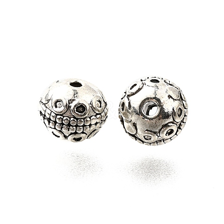 Tibetan Style Alloy Beads TIBE-L008-12AS-1