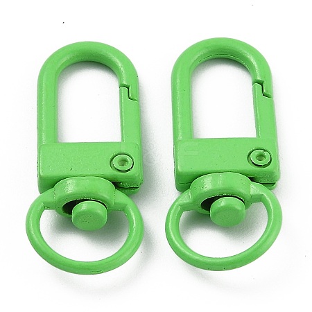 Zinc Alloy Baking Paint Swivel Snap Hooks Clasps PALLOY-H194-A08-1