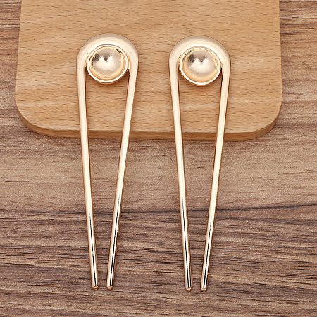 Alloy Hair Forks Findings PW-WG9C59D-03-1