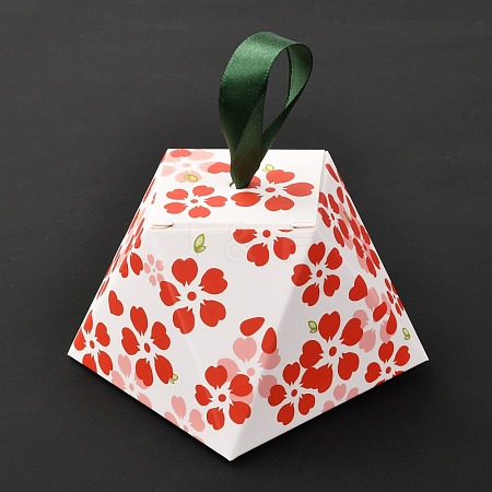 Diamond Shape Romantic Wedding Candy Box CON-L025-C04-1