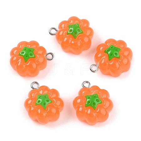 Opaque Resin Pendants LS-RESI-N039-124-1