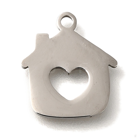 201 Stainless Steel Pendants STAS-R136-14P-1