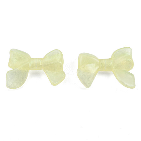 Transparent Luminous Acrylic Beads TACR-T007-11E-1