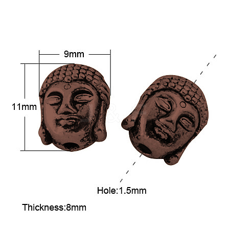 Tibetan Style Alloy Beads LS-TIBEB-60542-R-FF-1
