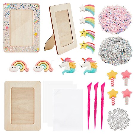 DIY Photo Frame Making Kit DIY-OC0010-44-1