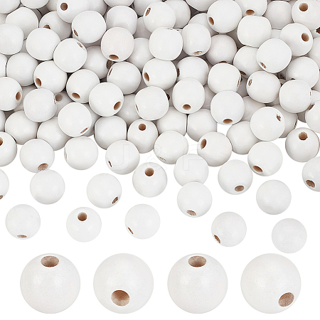 Natural Wood European Beads WOOD-PH0002-85-1
