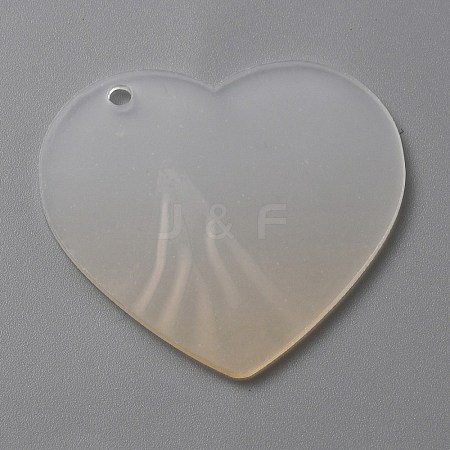 Gradient Transparent Acrylic Disc Big Pendants FIND-WH0032-54D-1