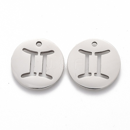 Tarnish Resistant 201 Stainless Steel Pendants LS-STAS-Z001-B-06P-1
