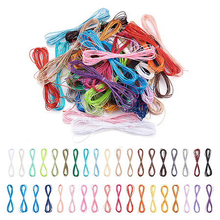 37 Bundles 37 Colors Waxed Polyester Cord YC-CD0001-02-1