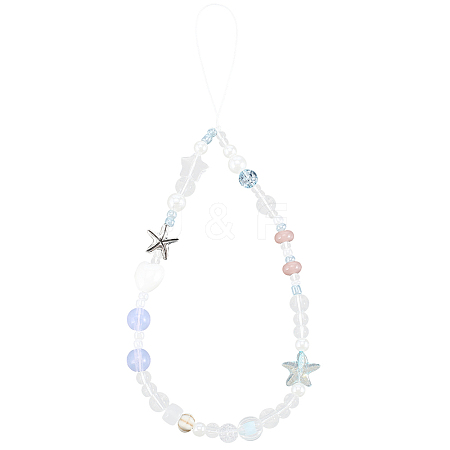 Resin Mobile Straps AJEW-WH20020-301-1