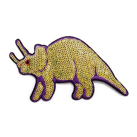 Rayon Embroidery Cloth Iron on/Sew on Patches DIY-WH0145-02-1