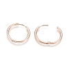 Ion Plating(IP) 304 Stainless Steel Huggie Hoop Earrings EJEW-F111-20mm-RG-3