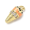 Brass Micro Pave Cubic Zirconia Pendants LS-KK-H255-03G-04-2