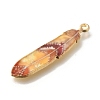 Alloy Enamel Pendants X1-FIND-G078-34G-08-2
