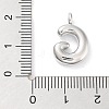 Rack Plating Brass Balloon Letter Pendants LS-KK-C050-01P-G-3