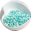 Macaron Baking Paint Glass Seed Beads PW-WGB8861-06-1