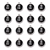 Platinum Plated Alloy Charms LS-ENAM-S118-02I-P-2