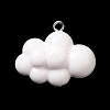 Opaque Resin Pendants RESI-P029-02P-1