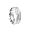 Grooved Stainless Steel Finger Rings for Men WG2ADDA-06-2