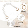 3Pcs 3 Style Acrylic Imitation Pearl Beaded Bag Handles Extender FIND-FG0002-89-4