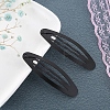 Alloy Snap Hair Clips PW-WGA742D-04-1