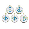 Alloy Enamel Pendants PALLOY-T056-36A-1