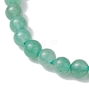 2pcs 2 Styles 6mm Round & Chip Natural Green Aventurine Beaded Stretch Bracelet Sets BJEW-TA00517-02-6