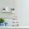 3-Tier 4-Grid Transparent Acrylic Minifigures Organizer Dispaly Case with Wood ODIS-WH0004-03B-7