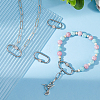 6Pcs Stainless Steel Locking Carabiner FIND-HS0002-46-4