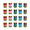 20Pcs 5 Colors Alloy Bead Caps ENAM-YS0001-04-1