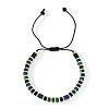 Ethnic Style Natural Mixed Gemstone Column Beads Braided Bead Bracelets for Men Women BR3776-3-2