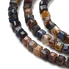 Natural Pietersite Beads Strands G-H042-B10-01-4