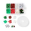 3 Colors 1155Pcs DIY Christmas Theme Stretch Bracelets Making Kits DIY-LS0001-22B-1