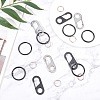 Stainless Steel and Zinc Alloy Rock Climbing Carabiners KEYC-UN0001-04-6