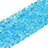 Transparent Glass Beads Strands X-GLAA-N018-4mm-03-1