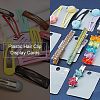 Plastic Hair Clip Display Cards DIY-WH0199-92-4