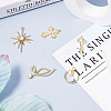 12Pcs 6 Style Alloy Pendants FIND-CW0001-15-6