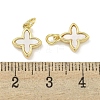 Brass with Sea Shell Charms KK-Q820-15G-3