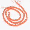 Natural Agate Bead Strands G-R344-3mm-37-2