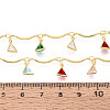 Brass Scalloped Bar Chains CHC-T018-05G-3