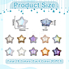 200Pcs 10 Colors Electroplate Transparent Glass Beads GLAA-GA0002-25-2