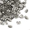 Tarnish Resistant 201 Stainless Steel Ear Nuts STAS-S028-11-4
