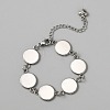 304 Stainless Steel Link Bracelet Making LS-FIND-WH0117-25P-2
