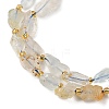 Raw Rough Natural White Topaz Beads Strands G-D101-A15-4