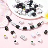 150Pcs 3 Colors Opaque Acrylic European Beads OACR-CJ0002-83-6